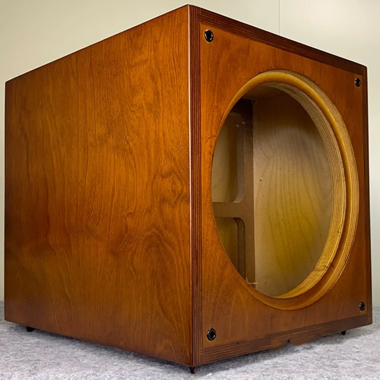 Fotografia 5: Caixa Vazia para Subwoofer de Madeira Sólida de Bétula Finlandesa Personalizada DIY Y-079, 8 Polegadas, 10 Polegadas, 12 Polegadas/1PCS