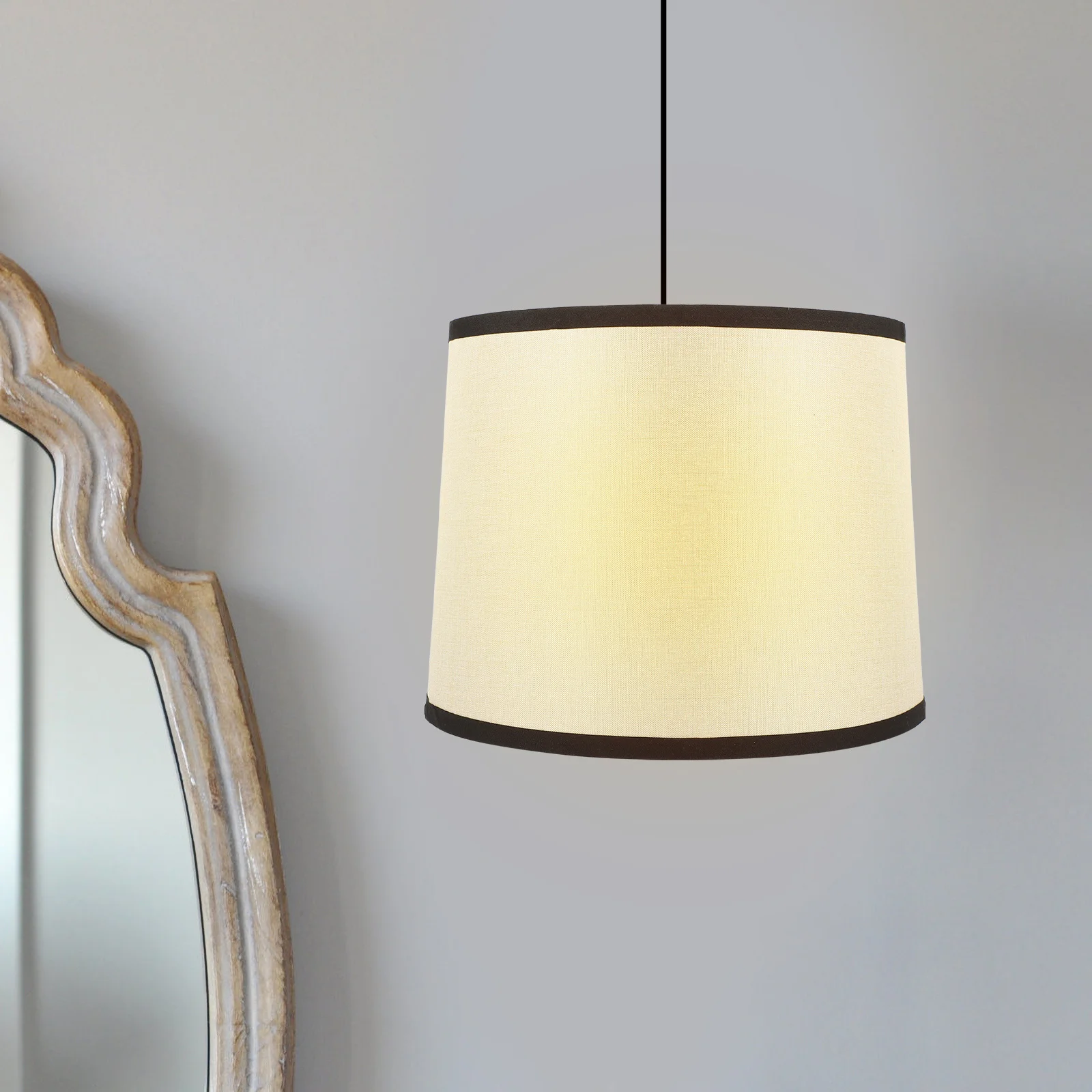 

Replacement Cloth Round Lampshade for Floor Lamp Table Light Home Decorative Soft Light Lamp Shade Cover Replacement Lampshade