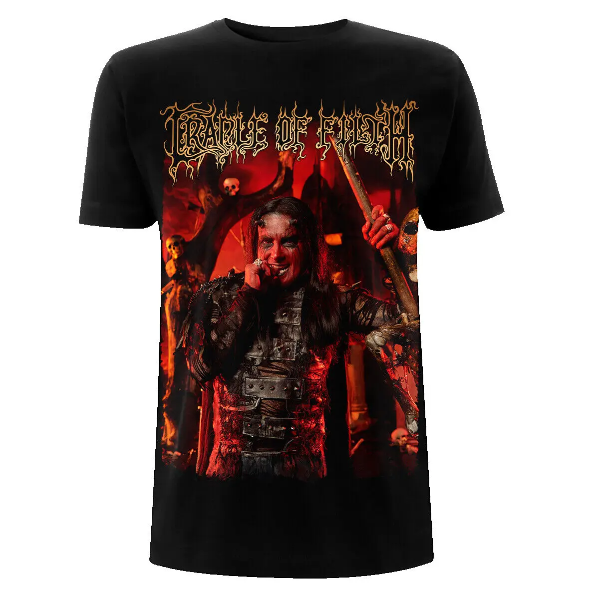 Cradle Of Filth Bowels Hell Black Heavy Official T Shirt Mens