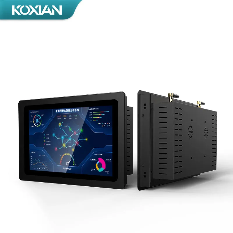 Wide Temperature 12.1/13.3/15.6/17Inch RK3288 RK3568 RK3588 Usb Wifi Front Ip65 Touch Screen Monitor for Industrial Display