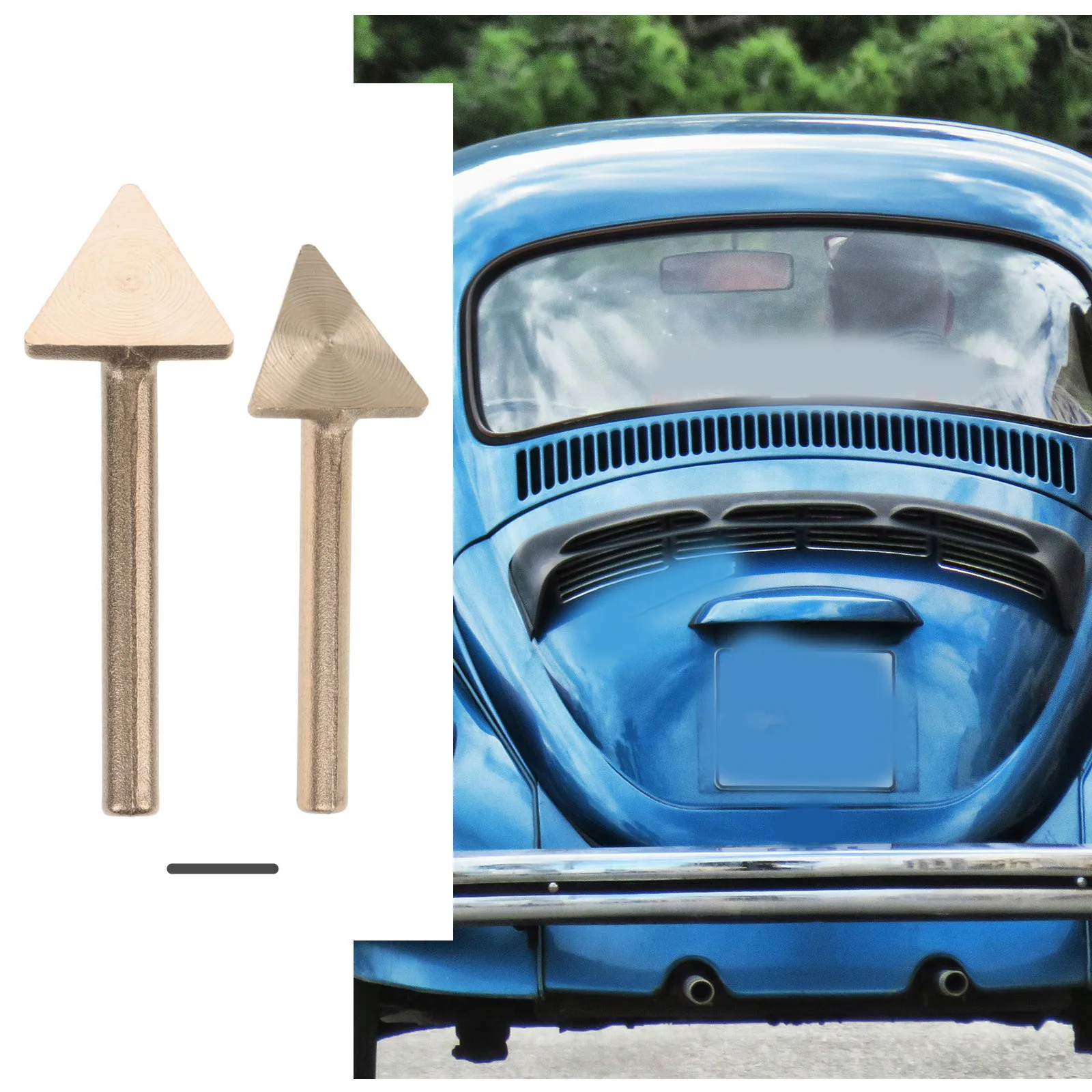 1 زوج أدوات إصلاح الوفير الثقيلة سبيكة لحام تلميح استبدال لحام مصد السيارة واستخدام إصلاح البلاستيك #4