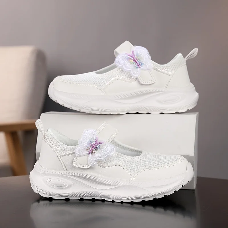 

Long Standing Relief Kids Mesh Running Shoes Breathable Pressure Release Design Leisure Outdoor Play Shoes