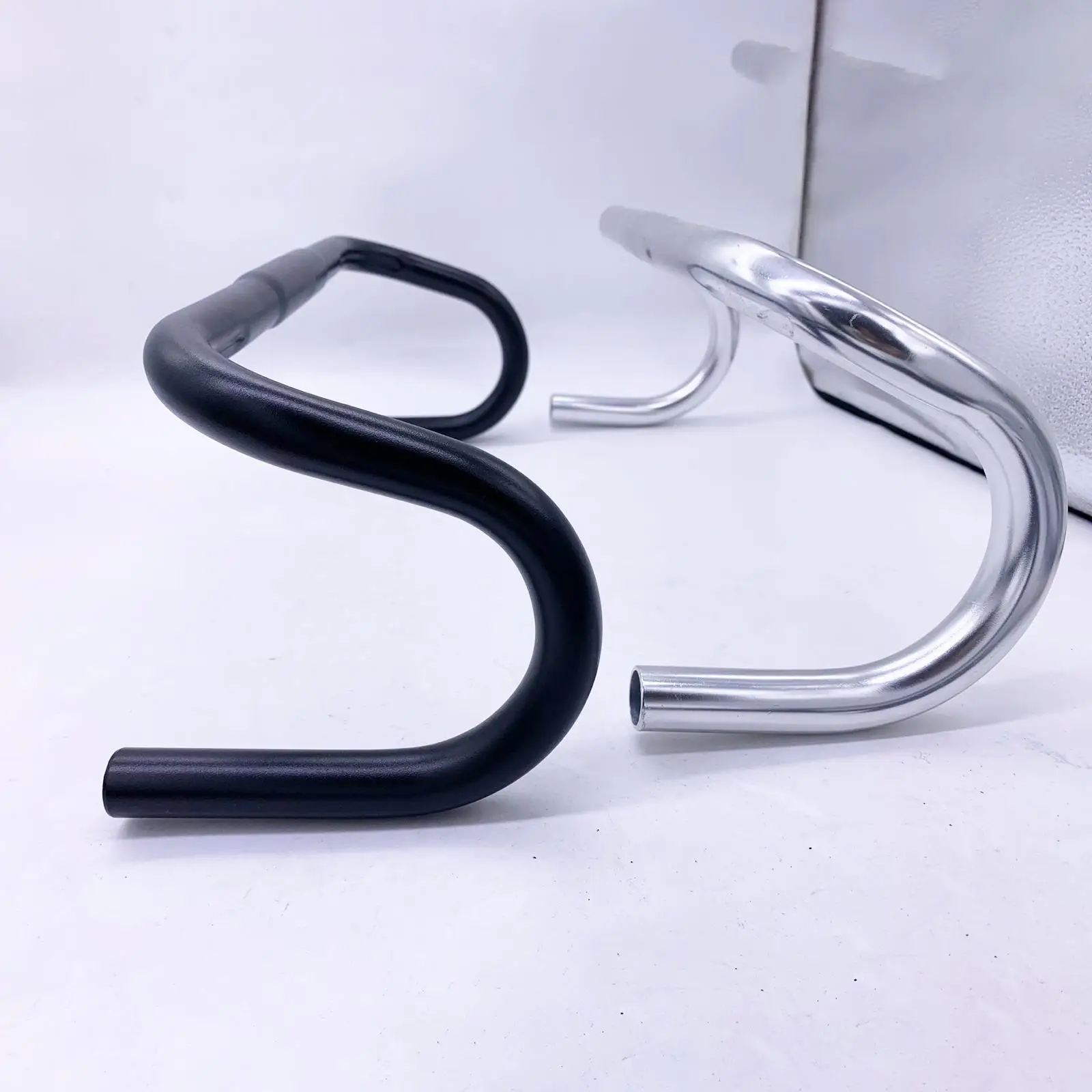 25.4mm Road Bike Handlebars Aluminum Alloy Fixed Gear Extender Extra Long Handlebar For Mountain Bike Cycling Accessories Parts