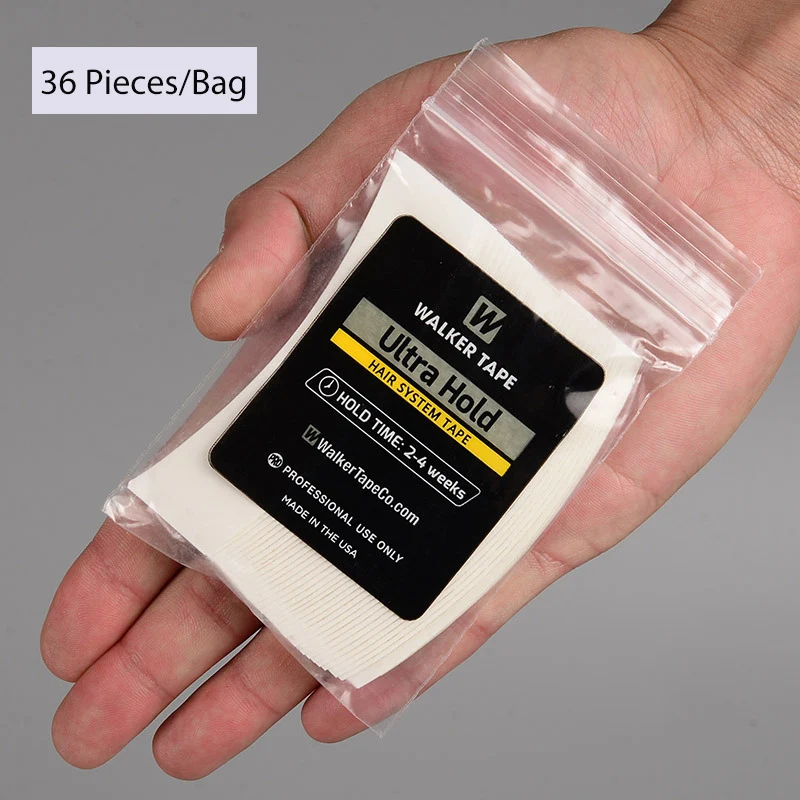 

Wholesale 20/15/10/5bag Ultra Hold Wig Tape Strips Adhesives Lace Wig Tape For Toupee/ Lace Wig/Closure