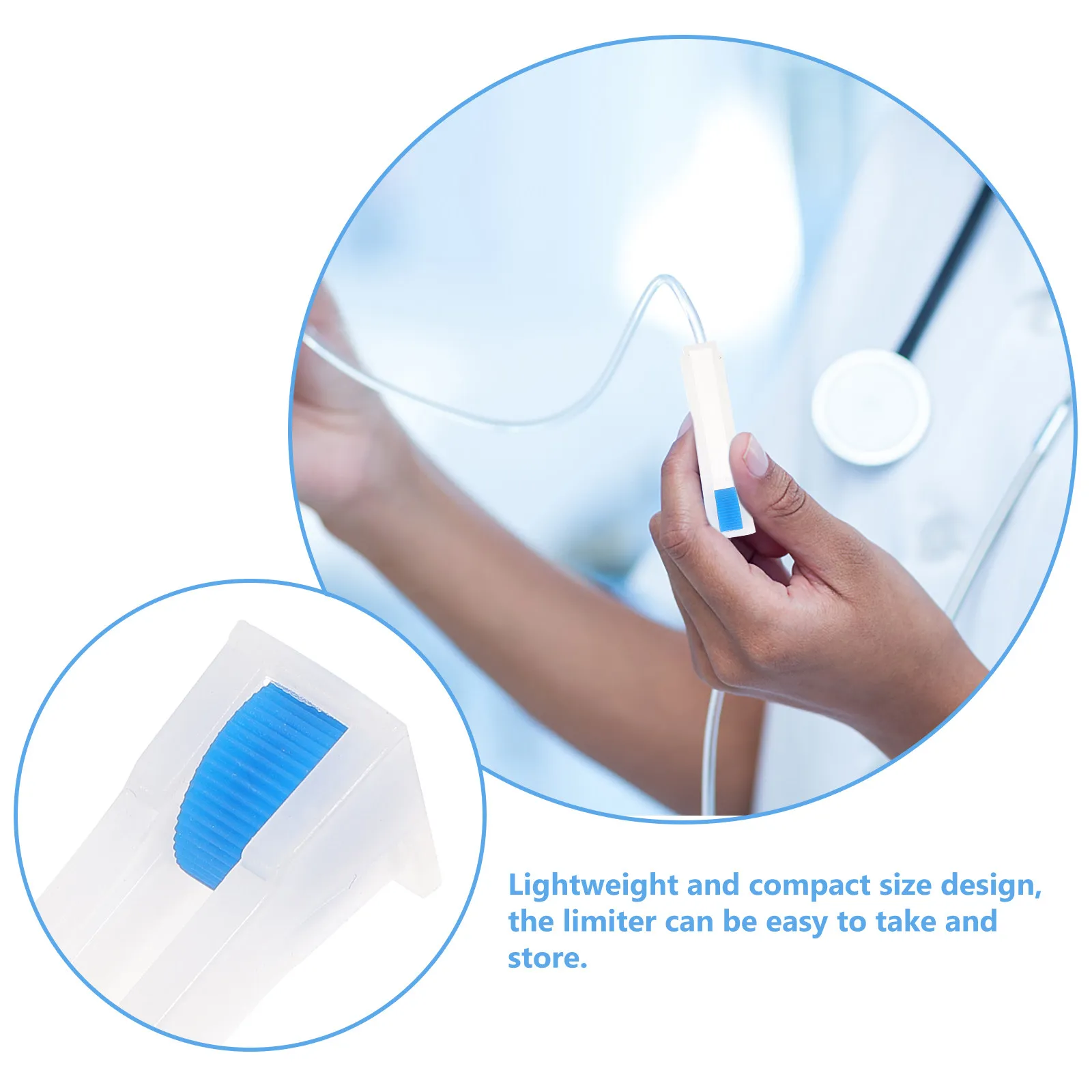 30Pcs Infusion Flow Regulators Multi-Function Wear-Resistant Hose Limiters Daily Use Infusion Hose Adjusters Convenient