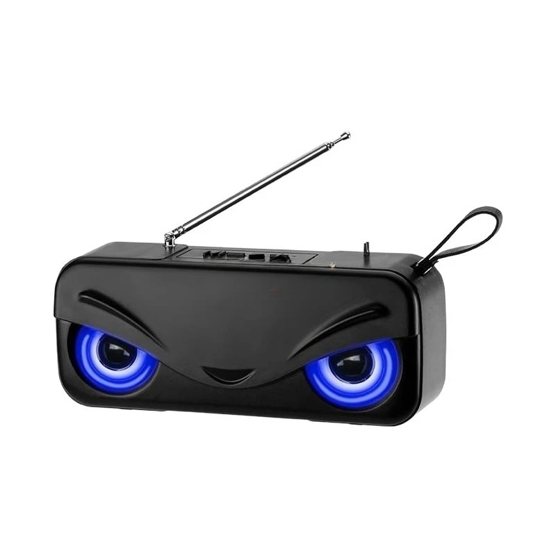 

Wireless Dual Speaker Desktop Bluetooth Audio Radio FM Subwoofer Portable Outdoor Mini Speaker
