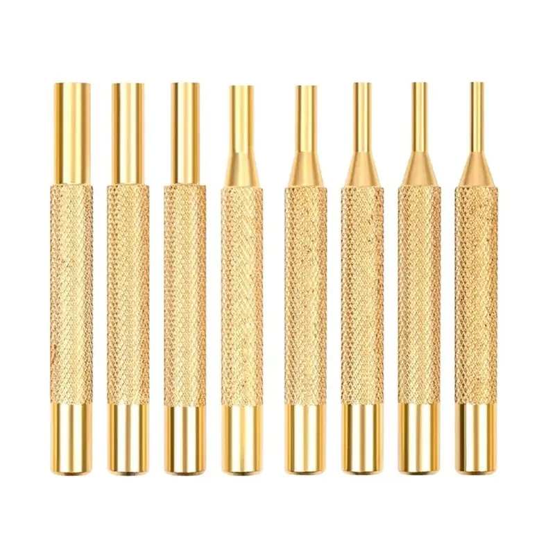 A25F-Brass Punch Set 8-Pieces, 1/8
