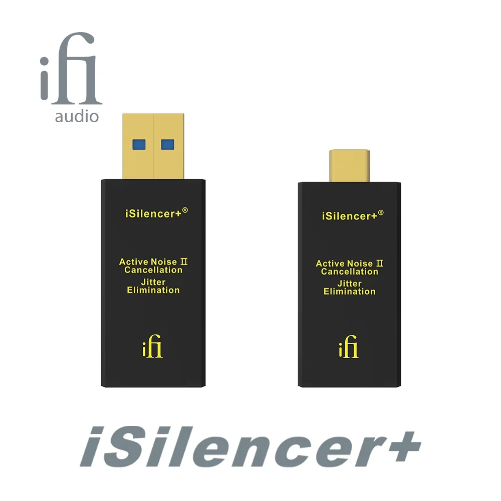 iFi iSilencer+ USB Signal Balanced Power Purify Filter Actively Removes Background Noise Signal Jitter SuperSpeed Transmission