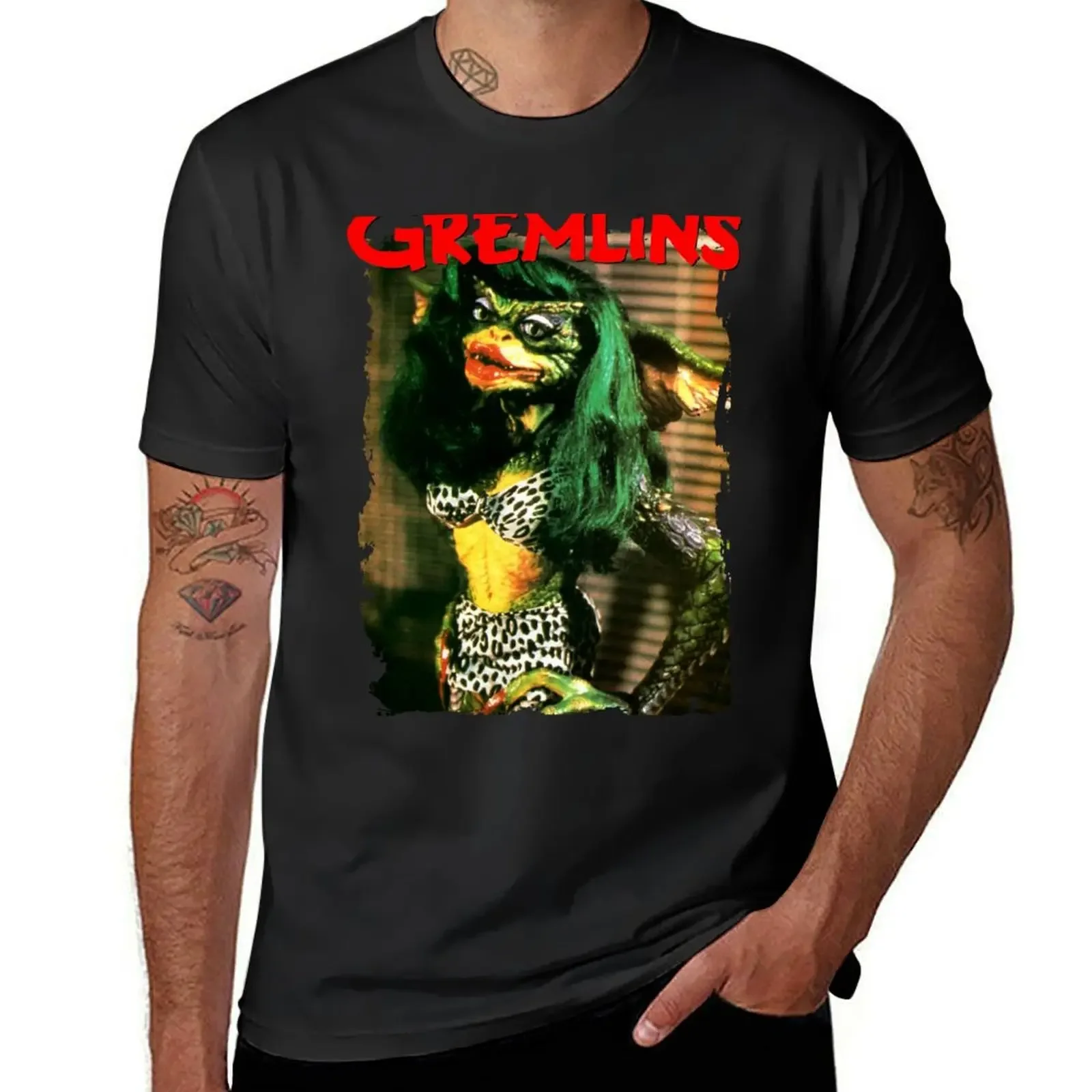 Gremlins Greta T-Shirt Short sleeve tee quick drying oversized t shirt men