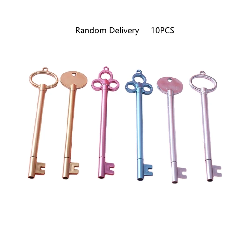 10Pcs Key Shaped Gel Pens Novelty Gel Pens for Boy Girl Reward Birthday Gift