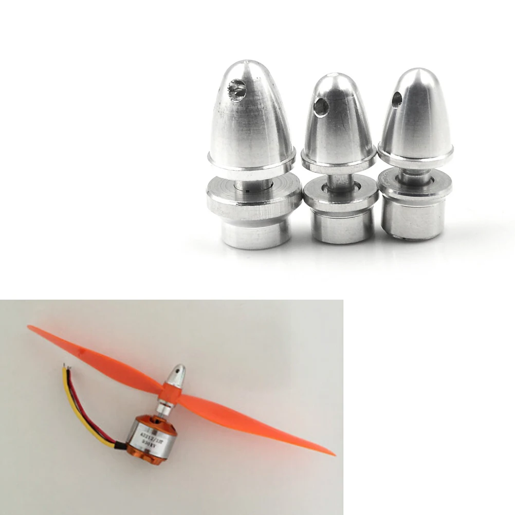 1PCS Silver  Motor Prop Parts RC Aluminium  Propeller Shaft Adapter Holder Brushless 3 Sizes 3.17mm,3mm,4mm