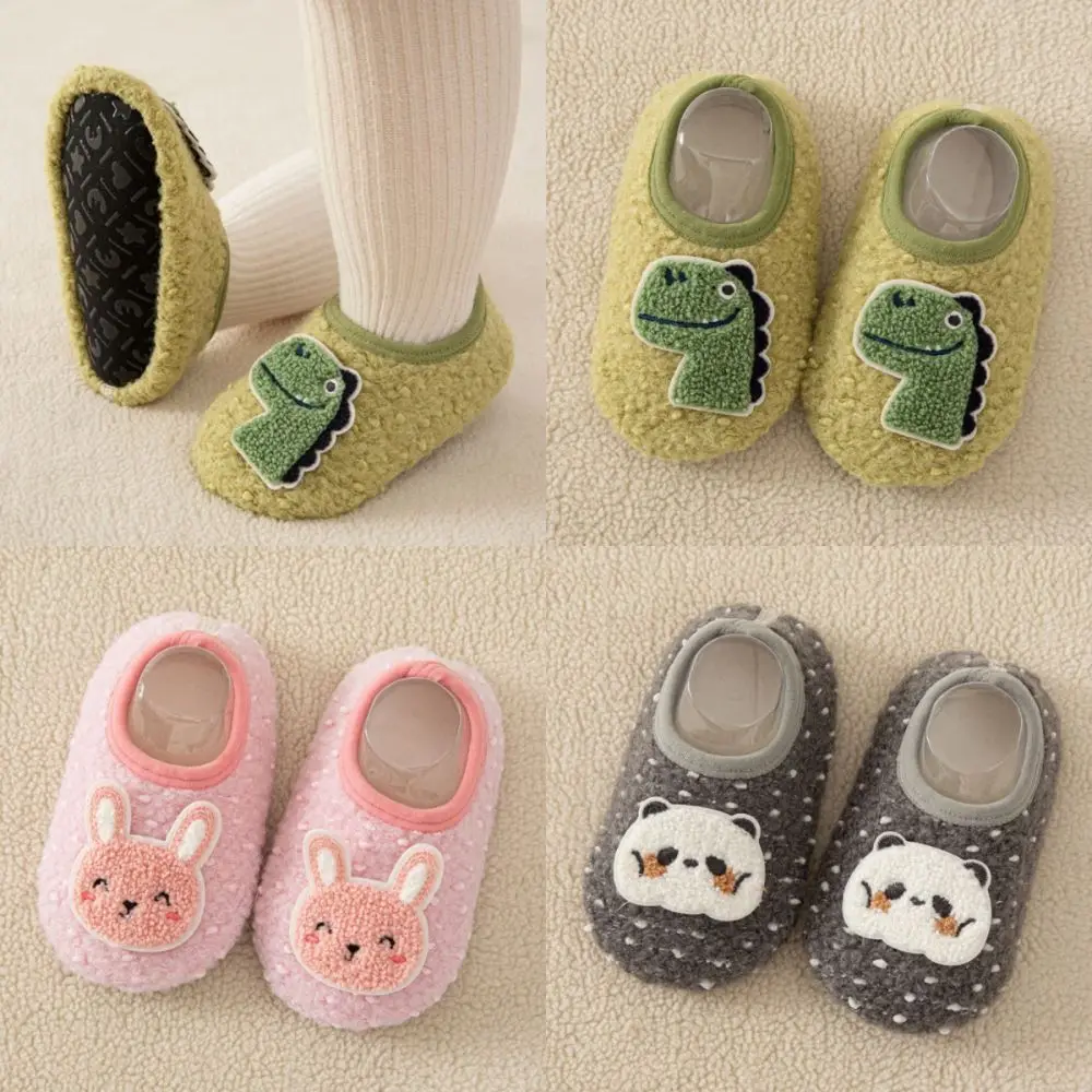 New Slippers Cartoon Animals Breathable Toddler Floor Sock Anti-slip Comfortable Fit Toddler Prewalkers for Autumn Winter