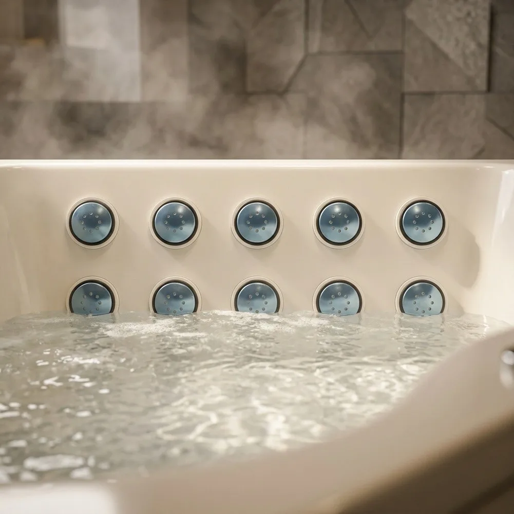 1/3/10pcs 9-Hole Spa Air Jet Nozzle Detachable Design For Bathtubs Swimming Pools High Temp Plastic Bathtub Nozzle For Pool