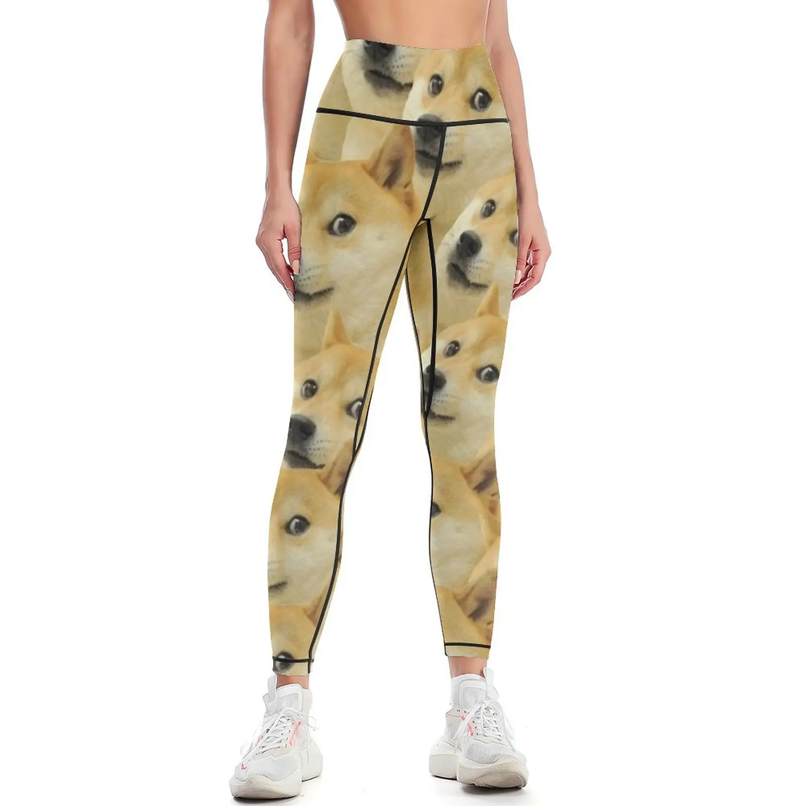 

Doge meme Leggings sportswear gym sports shirts gym Women sports workout clothes for Womens Leggings