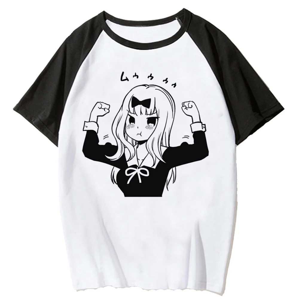 Kaguya Sama Love Is War t shirt women streetwear Y2K funny t shirt female anime manga y2k clothing