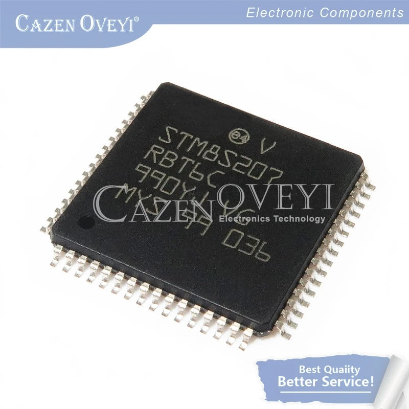 5pcs/lot BM9098 9098 STM8S207RBT6C STM8S207 MC908AZ60AVFU 3K85K TDA7415C TDA7415 QFP-64