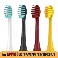 For APIYOO P7/A7/Y8/T6S/T7S/G7/G8/P7/SUP/T9 Replacement Electric Toothbrush HeadsMoreton Vacuum Packing Brush Head With Cover