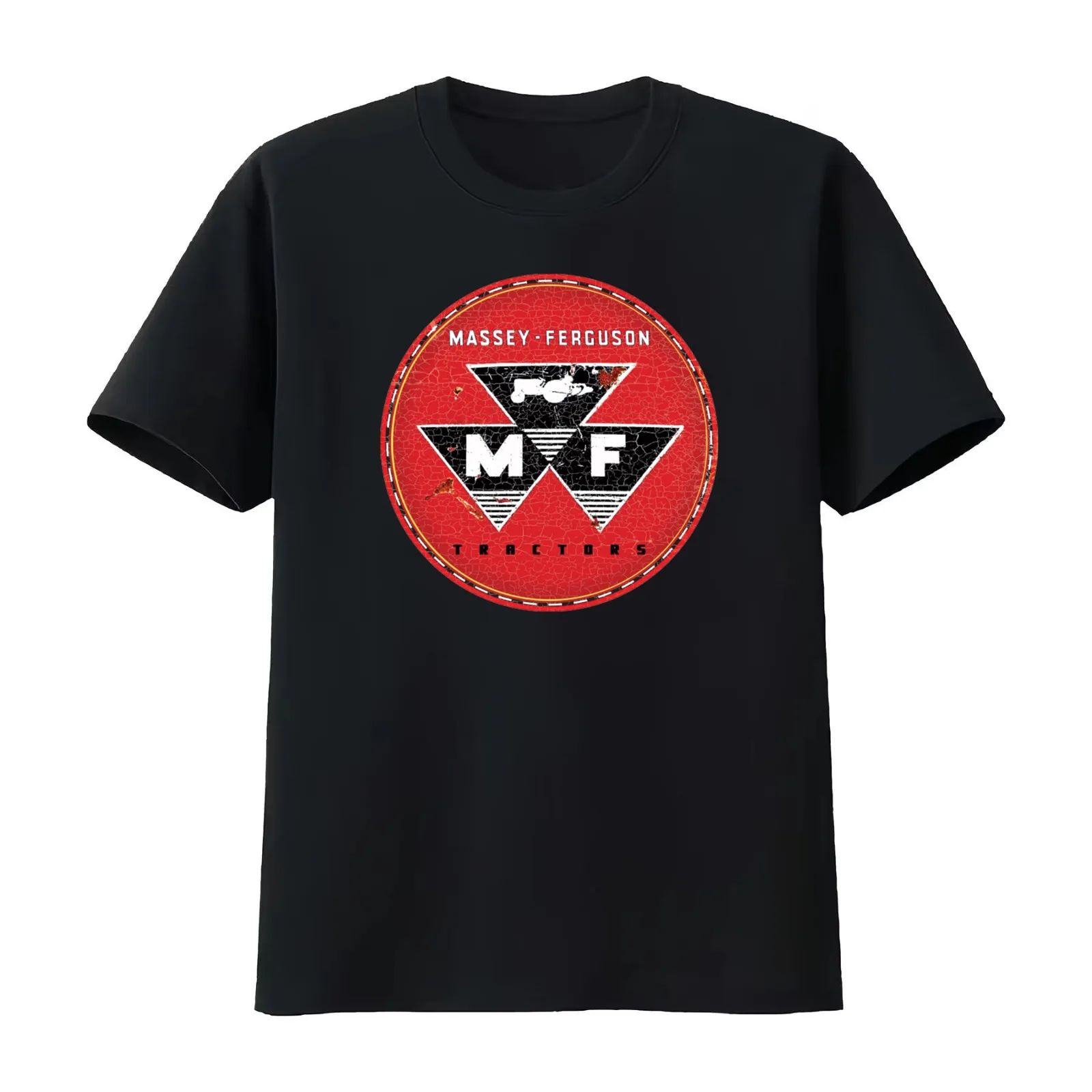 Massey Ferguson Tractor T-Shirt Summer Casual Cotton Tee Oversized Streetwear Tops Vintage Graphic Print Unisex Men Women