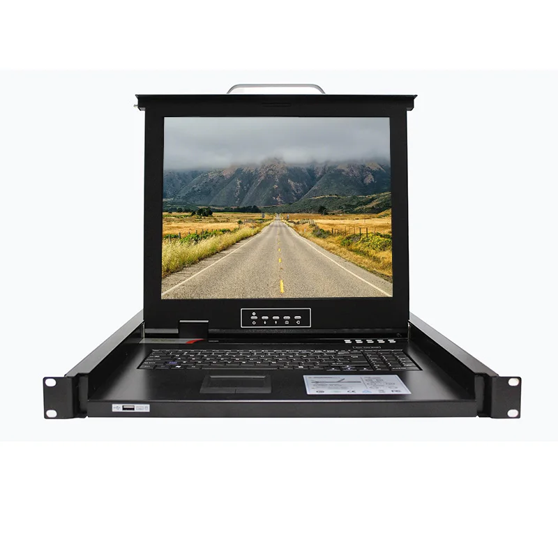 On-time Delivery 8 Port Vga KVM 1U Rackmount Osd control KVM extender 17 inch LED Screen LCD Kvm Switch