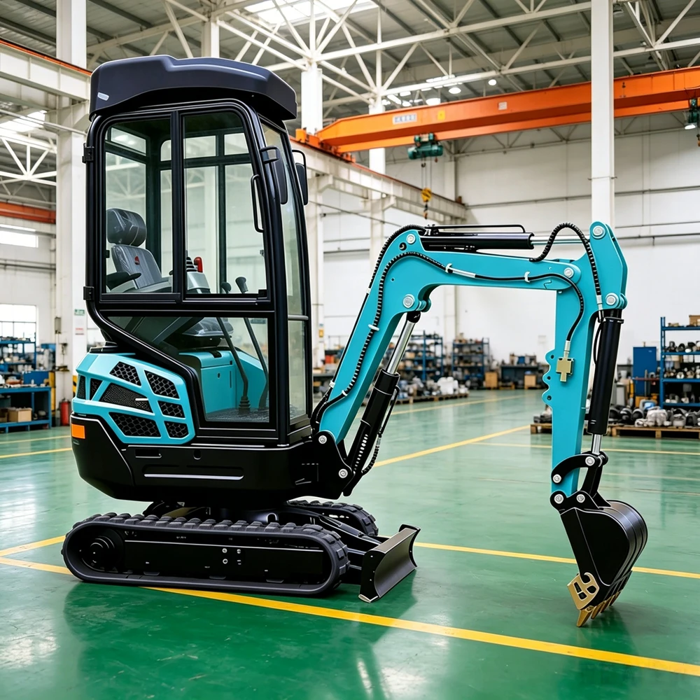 

0.8Ton Mini Excavator Construction 1.2Ton 1.7Ton 2.5Ton EPA Euro5 Manufacturer direct sales Efficient Farm Energy