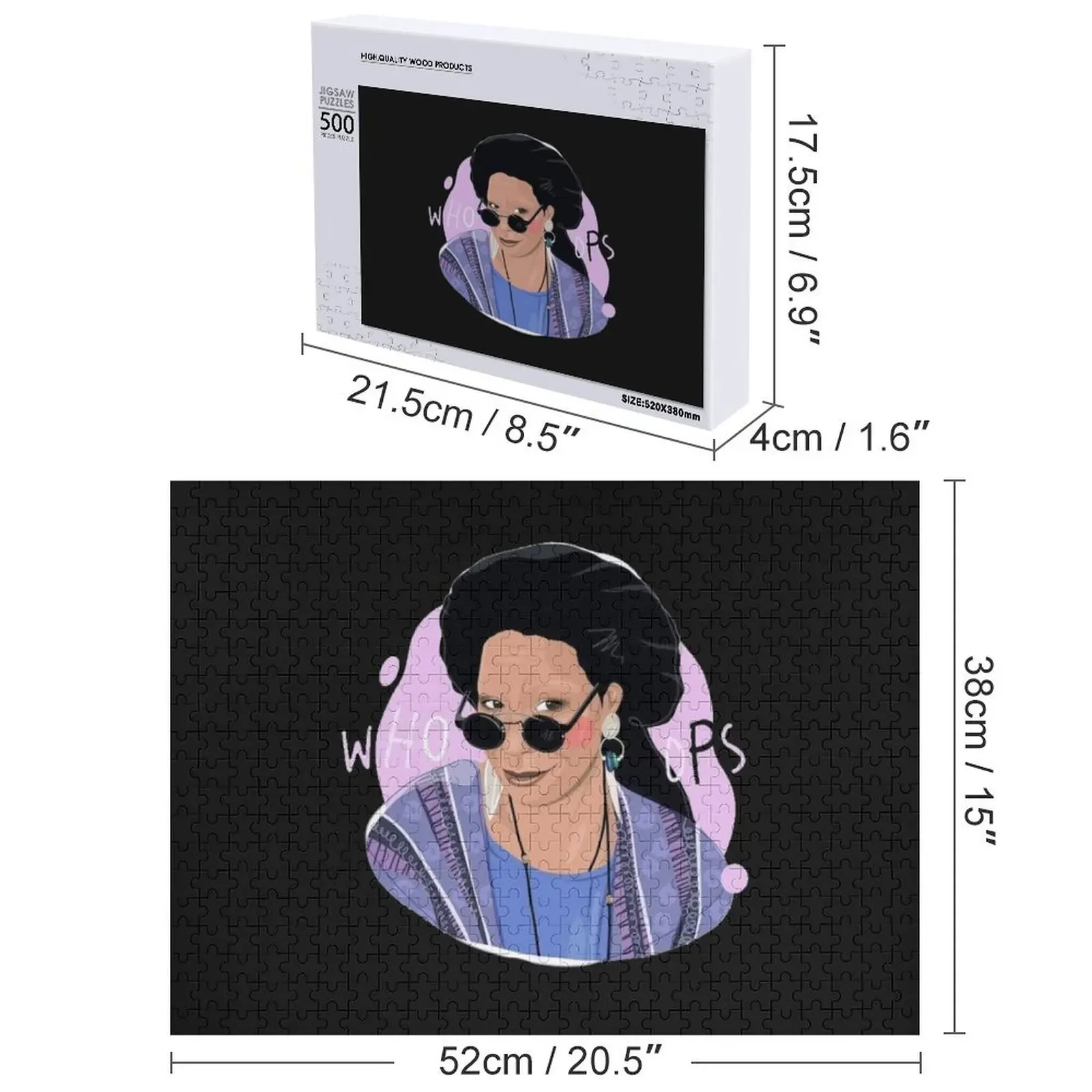 Whoopi Goldberg Jigsaw Puzzle Personalized Gift Married Christmas Toys Personalized Gift Ideas Custom Kids Toy Puzzle