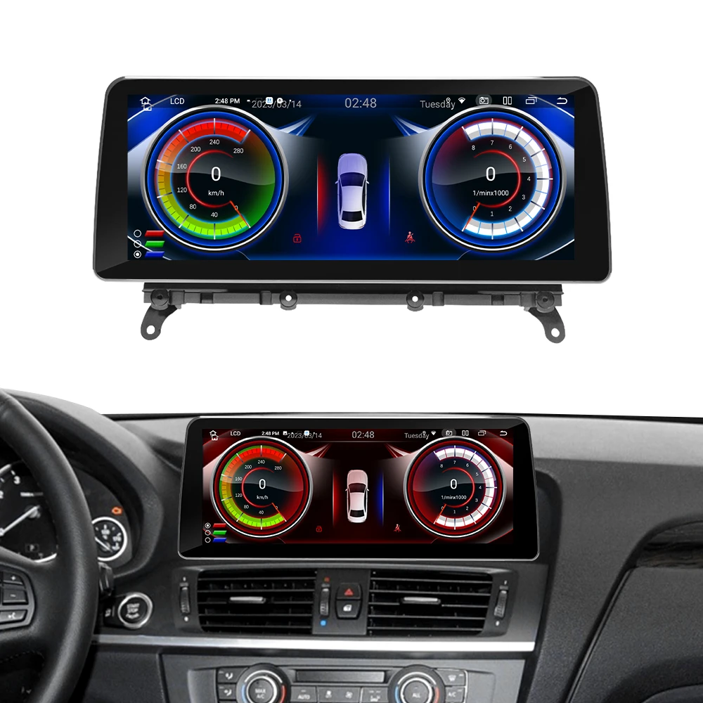 

Мультимедийное радио с GPS-навигацией Android 12 4 + 64G CIC/NBT для BMW X3 X4 F25 F26 2011-2016