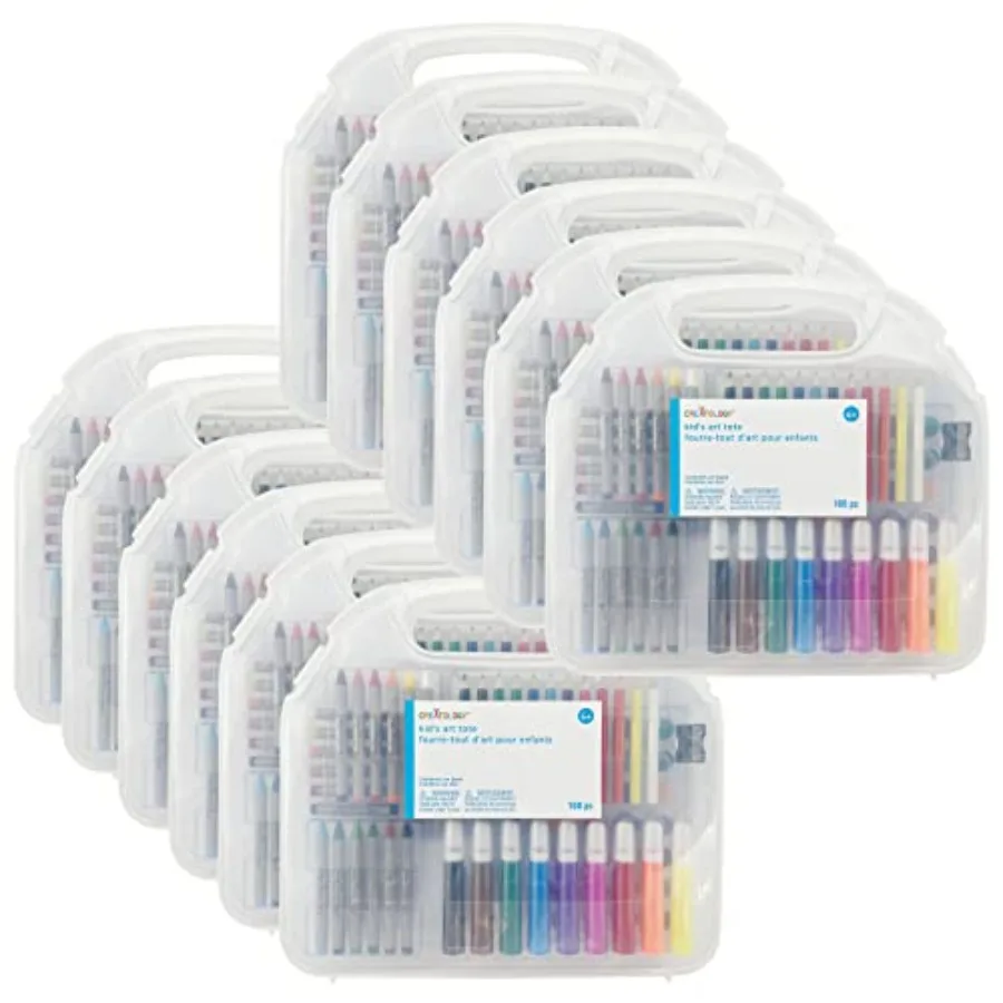 

Набор для творчества Creatology Kid's Assorted Art Tote Set - Набор для раскрашивания и рукоделия - Оптовая упаковка, 12 штук