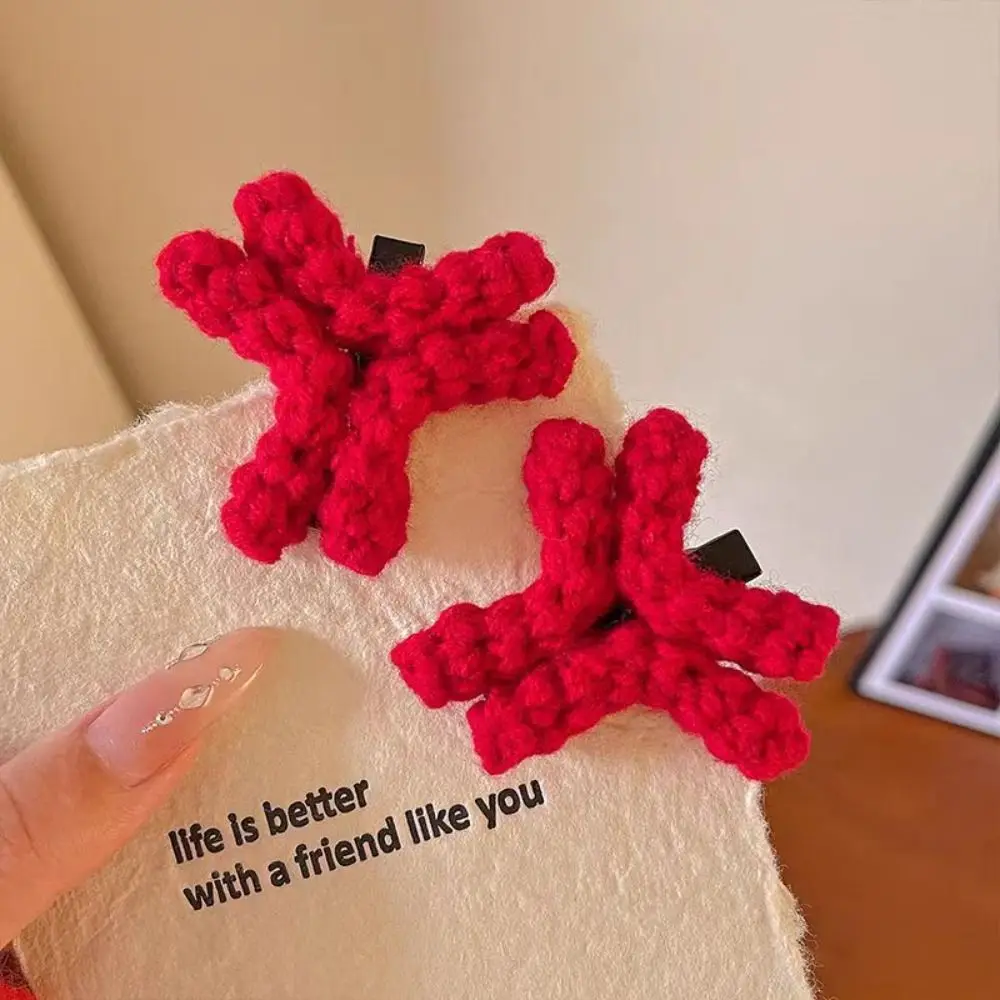 منقار البط كليب غاضب العاطفة مشبك شعر الكورية نمط إكسسوارات الشعر مضحك الكروشيه المشابك عودة كليب الكرتون الجانب كليب النساء