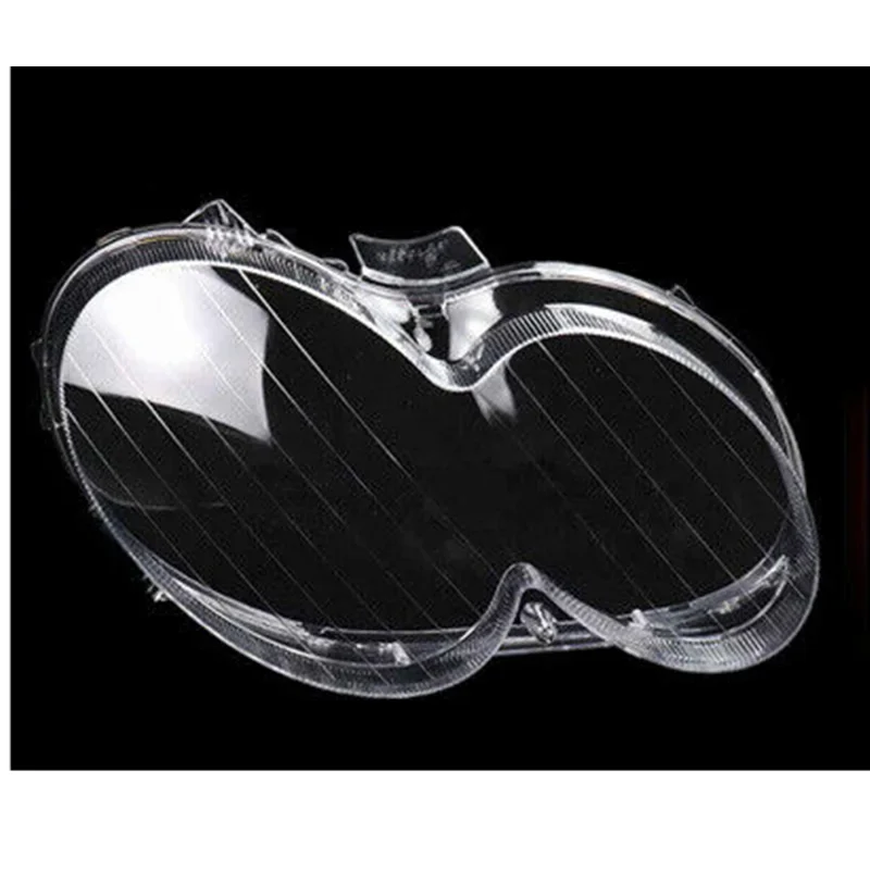 Paar Koplamp Cover Shell Auto Koplamp Lenskap Voor Mercedes-Benz W209 Clk 2-Deurs 2003-2009 Koplamp Kap Glazen Kap