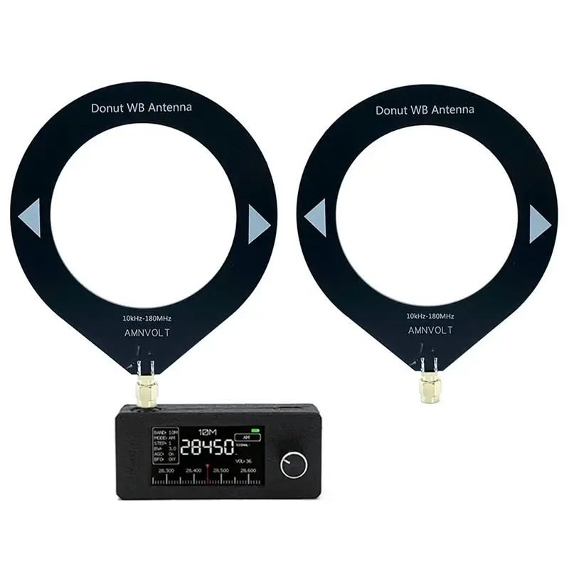 

Радиоприемник SI4732 9.9КГц-181МГц + 2Xloop антенна, портативный коротковолновый радиоприемник SW LW AM FM SSB, мини-радио SI4732