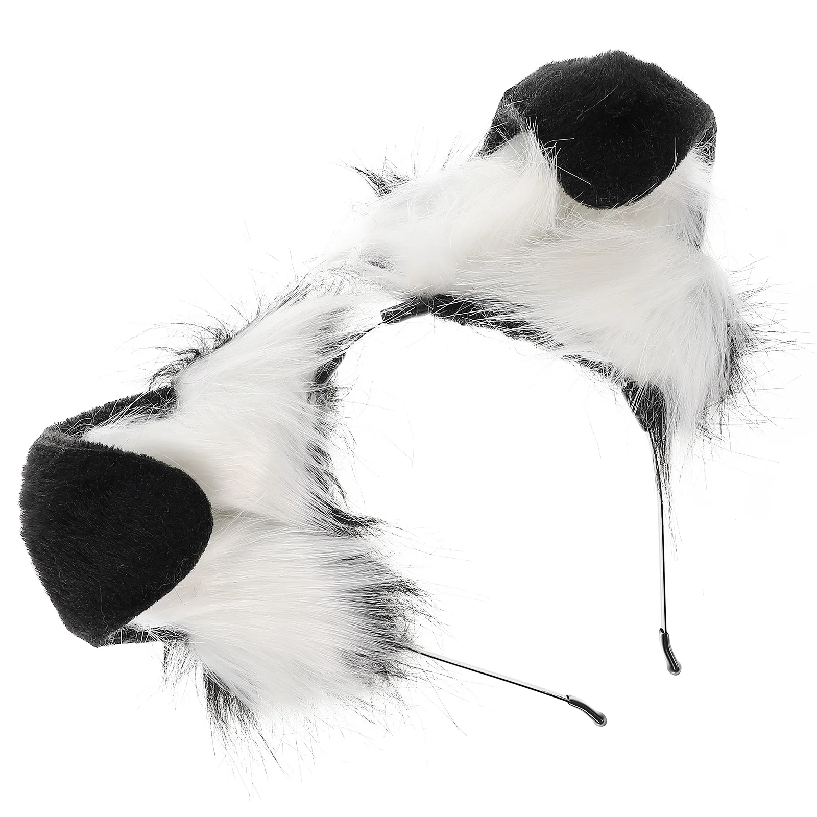 Dog Ear Headband Puppy Ears Tail Cosplay Costume Wolf Animal Headwear Ornament Modeling Animals Hairband Props