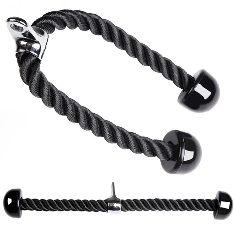 Fitness Triceps Rope Pull Down Biceps Rope Fitness Accessories Pull Rope Pulley Kit