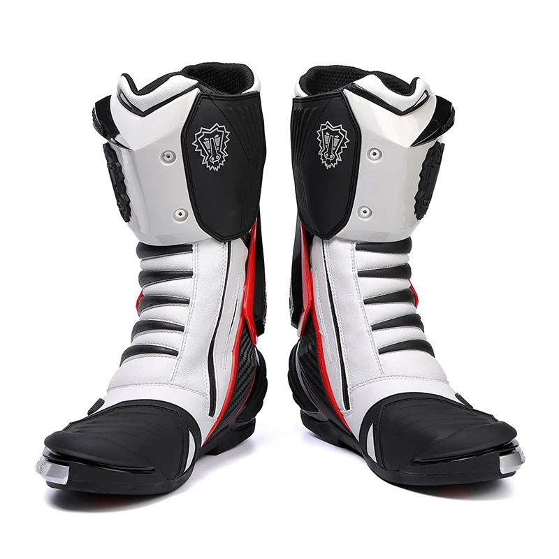 Professional Motorcycle Boots Wear Resistant Botas Moto Anti-slip Motorcyclist Shoes Men Motocross Off Road Racing Boots