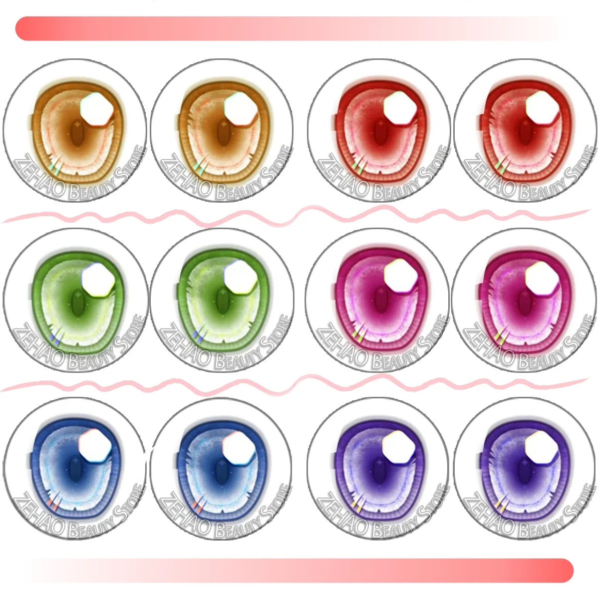 12PCS Glass Doll Eyes 10MM-40MM Handmade Cabochon Glass DIY Blythe BJD Doll Accessories Blythe Doll Eyes Pattern Crafts JD022