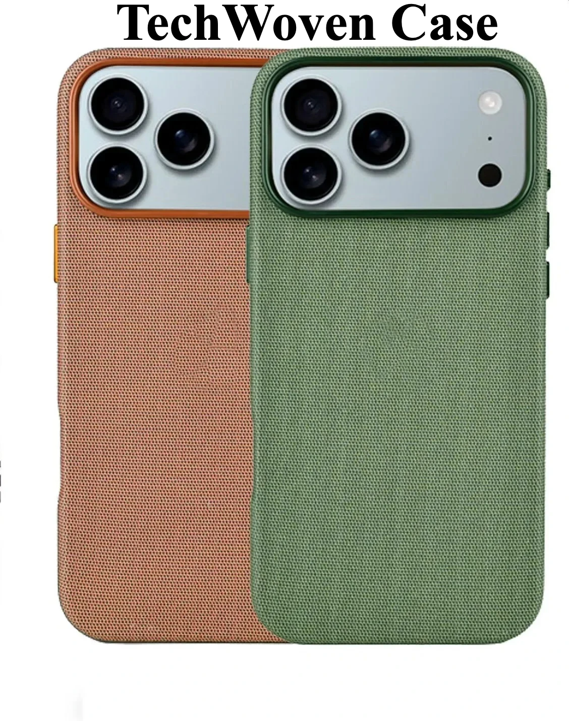 الرسوم المتحركة الرسمية لحافظة Magsafe TechWoven لهاتف IPhone 17Pro Max حافظة شاحن لاسلكي مغناطيسي قوي غطاء حماية فاخر