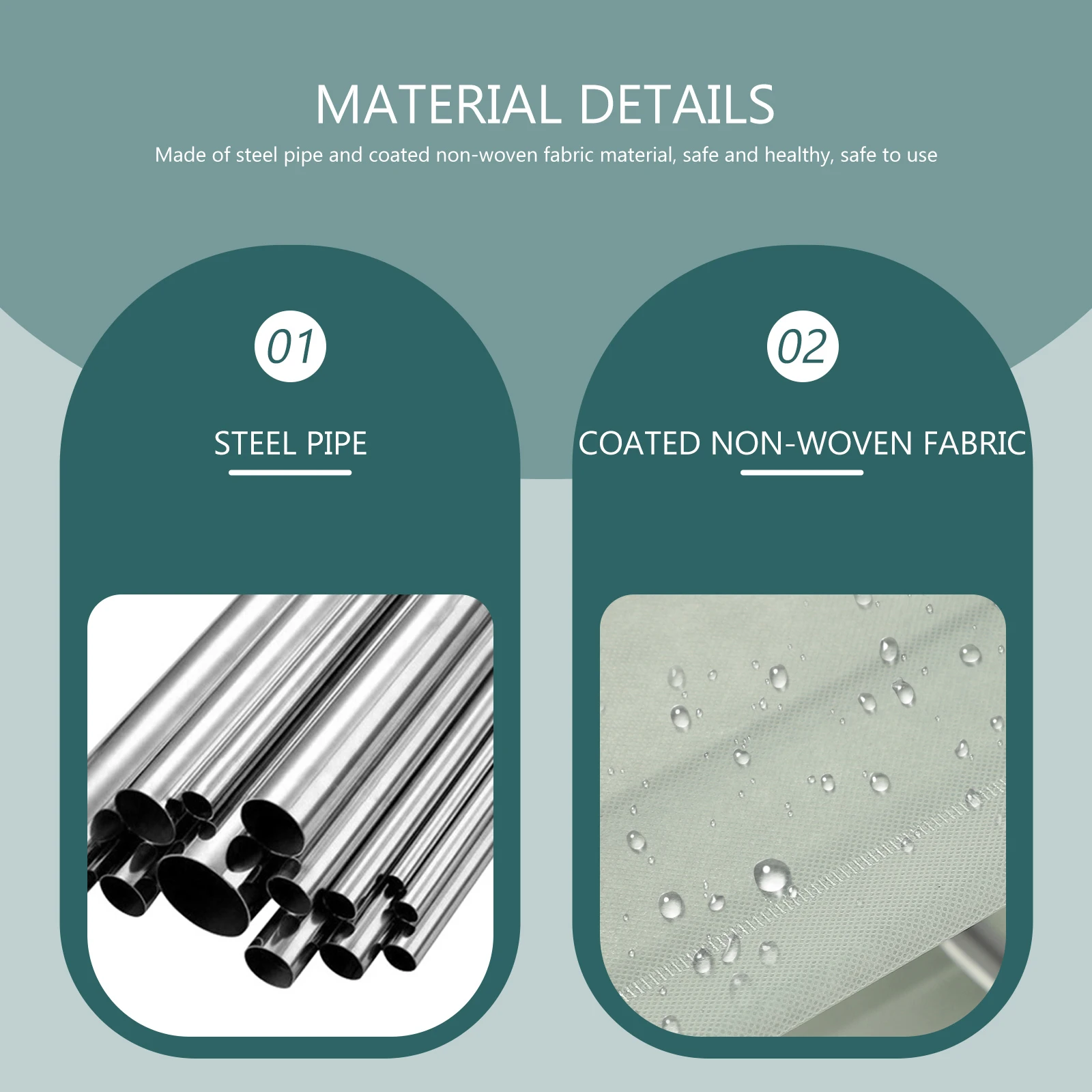 

Steel Tube Non woven Fabric Bookshelf Thickened Pipe Stable Home Storage Desk Bedroom Living Room Kitchen Student Rack