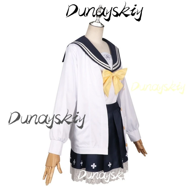 Ajitani Hifumi Cosplay Costume Wig Anime Blue Archive Ajitani Hifumi Uniform Women JK Suits Halloween Party Outfits Customized