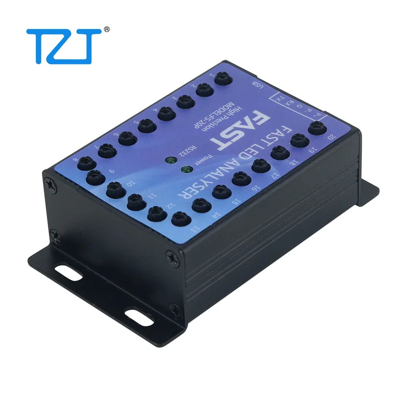 TZT FS-2P 2-قناة/FS-4P 4-قناة عالية الدقة معايرة سريع LED محلل HSI/RGB/XY كروما/الطول الموجي الرئيسي LED تستر