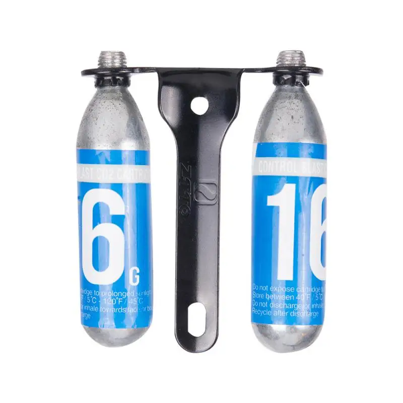 CO2 Cartridge Holder Bracket Hold 2 x Control Blast CO2 Cartridges for Road bike Water Bottle Cage Mount part