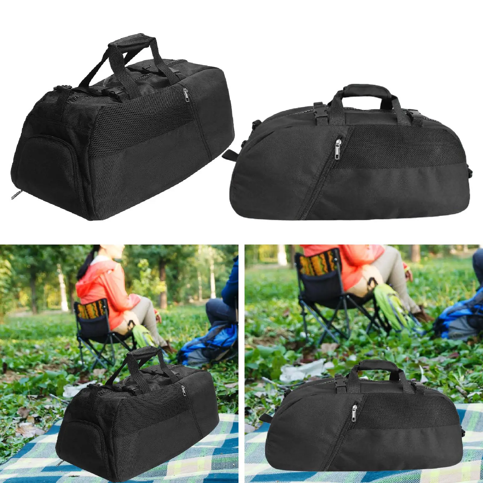 

Gym Duffle Bag Adults Versatile Heavy Duty Water Resistant Handbag Sports Equipment Bag for Camping Gym Weekend Workout Exercise