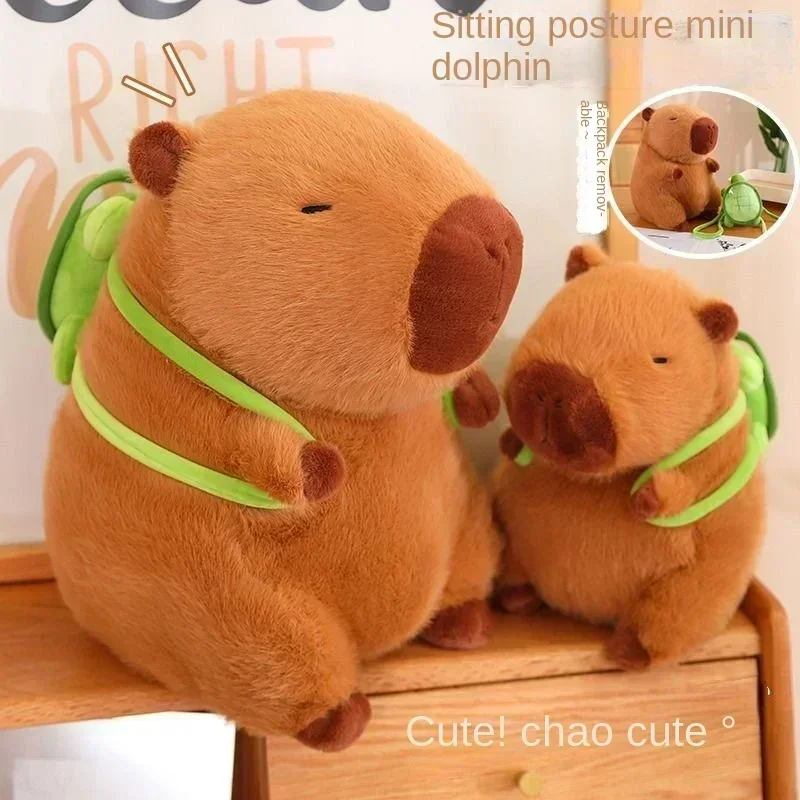 Capibara Peluche Simulazione Capibara Anime Fluffty Toy Bambola carina Animali di peluche Bambola morbida Peluche Ragazze Regalo di compleanno di Natale