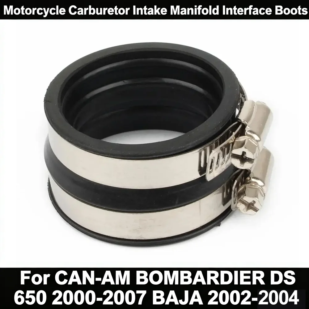 Para CAN-AM BOMBARDIER DS 650 2000-2007 BAJA 2002-2004 carburador de motocicleta colector de admisión interfaz de carburador botas de colector