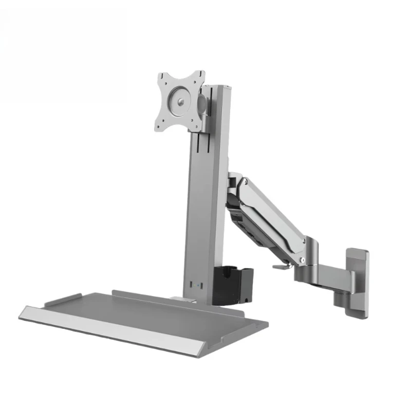 360 Rotary Gas Spring Monitor Arm VESA Wall Mounted Design USB Drive for 32 Screen New Monitor Arm