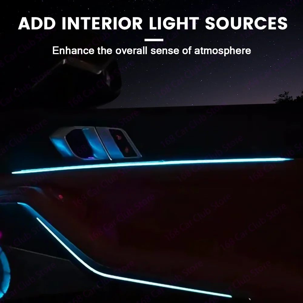 LED 11 farben Innen Tür Panel Licht Dekorative Streifen Für BMW X5 X7 G05 G07 Auto Tür Panel Umgebungs Beleuchtung innen Licht Bar