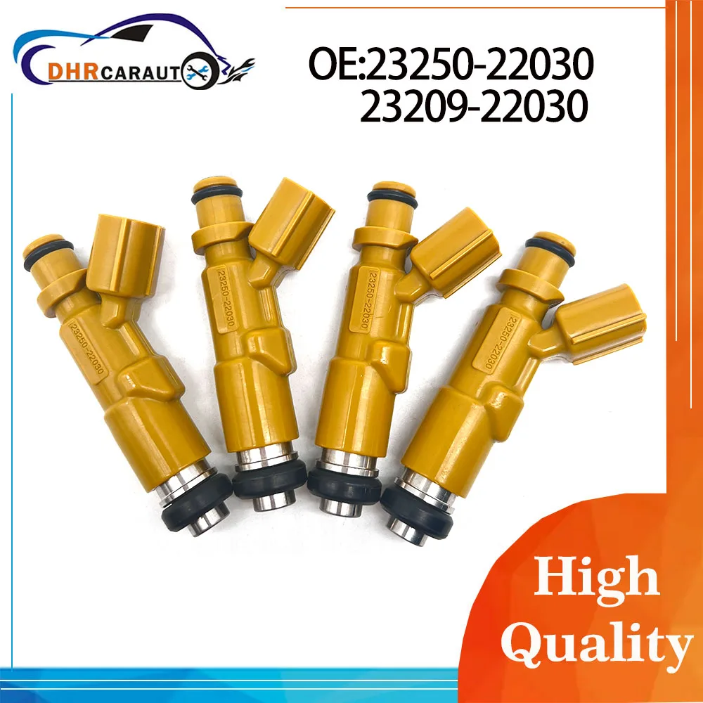 4pcs Car Fuel Injector Nozzle 23250-22030 23209-2203 For Toyota Celica Matrix Pontiac Vibe 1.8L 2000-2008 2320922030 2325022020