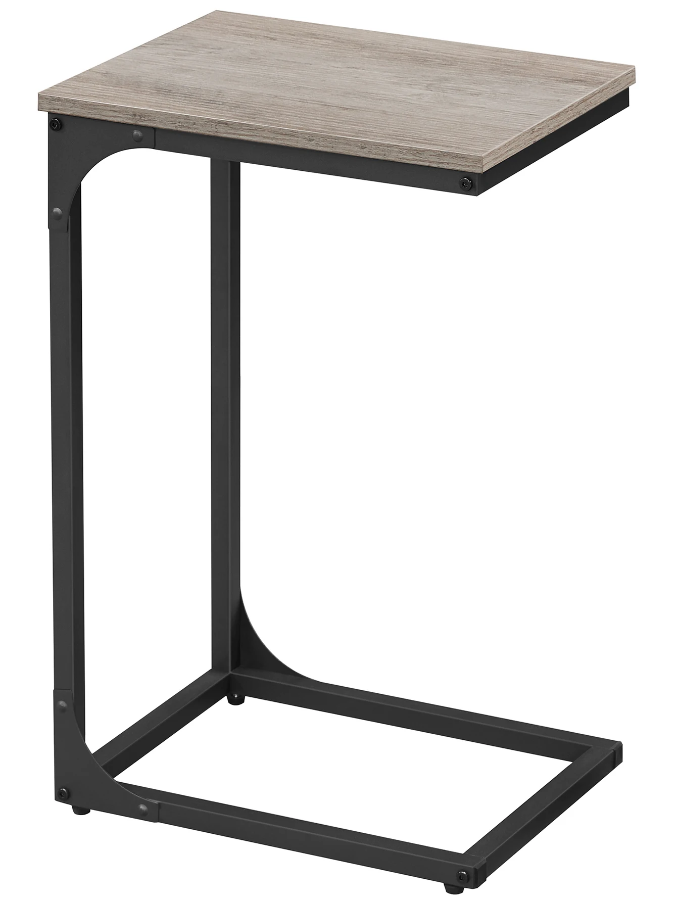 VASAGLE C-Shaped End Table, Small Side Table For Couch, Sofa Table With Metal Frame For Living Room, Bedroom, Bedside