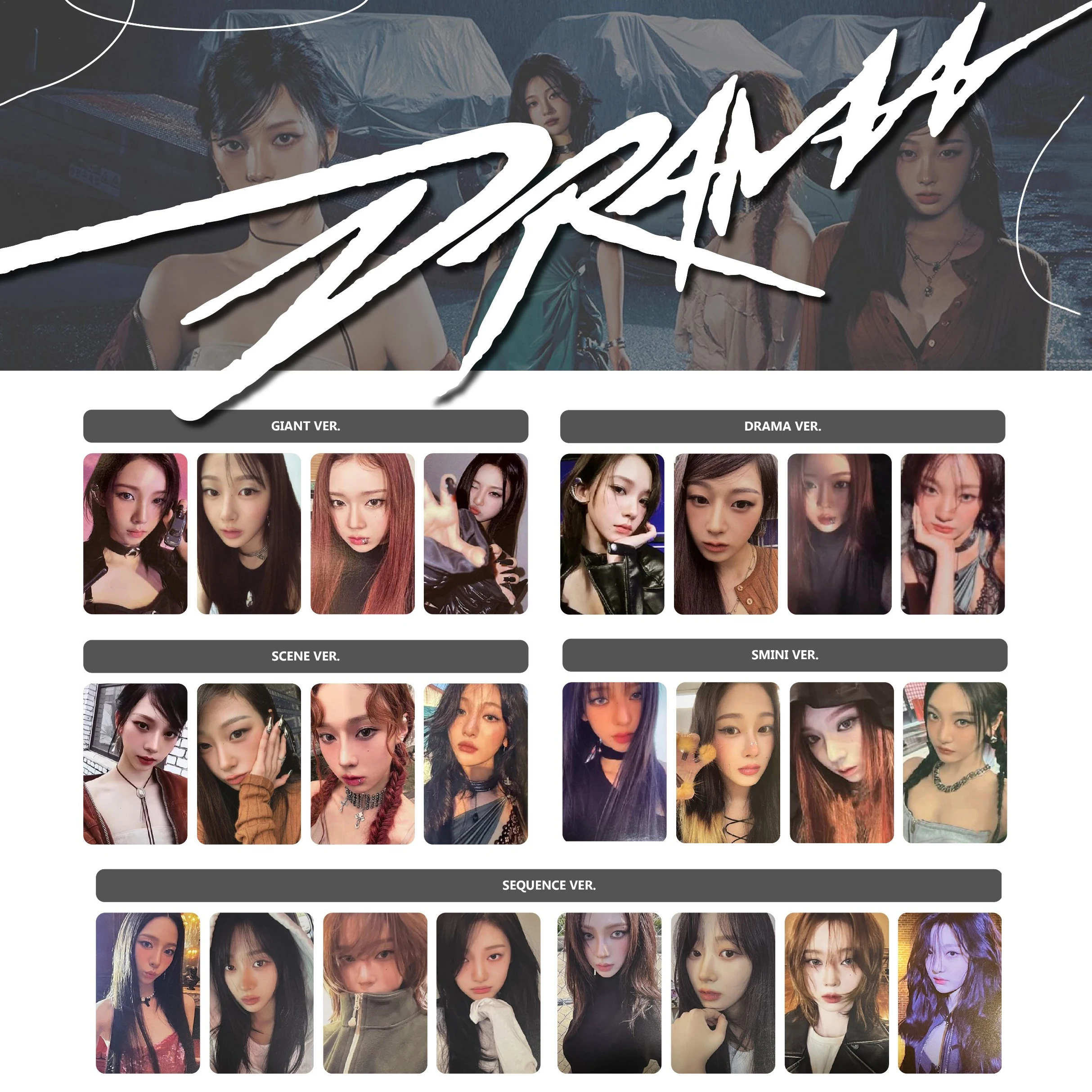 Cartes Lomo et cartes postales élégantes KPOP Idol, pack de photocartes décoratives, merch Kpop pour scrapbooking, journal intime, cadeau pour fans