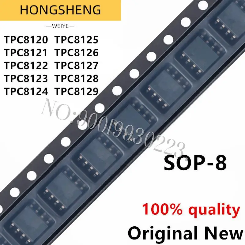 100% New 10pcs/lot   TPC8120 TPC8121 TPC8122 TPC8123 TPC8124 TPC8125 TPC8126 TPC8127 TPC8128 TPC8129 sop-8 Chipset