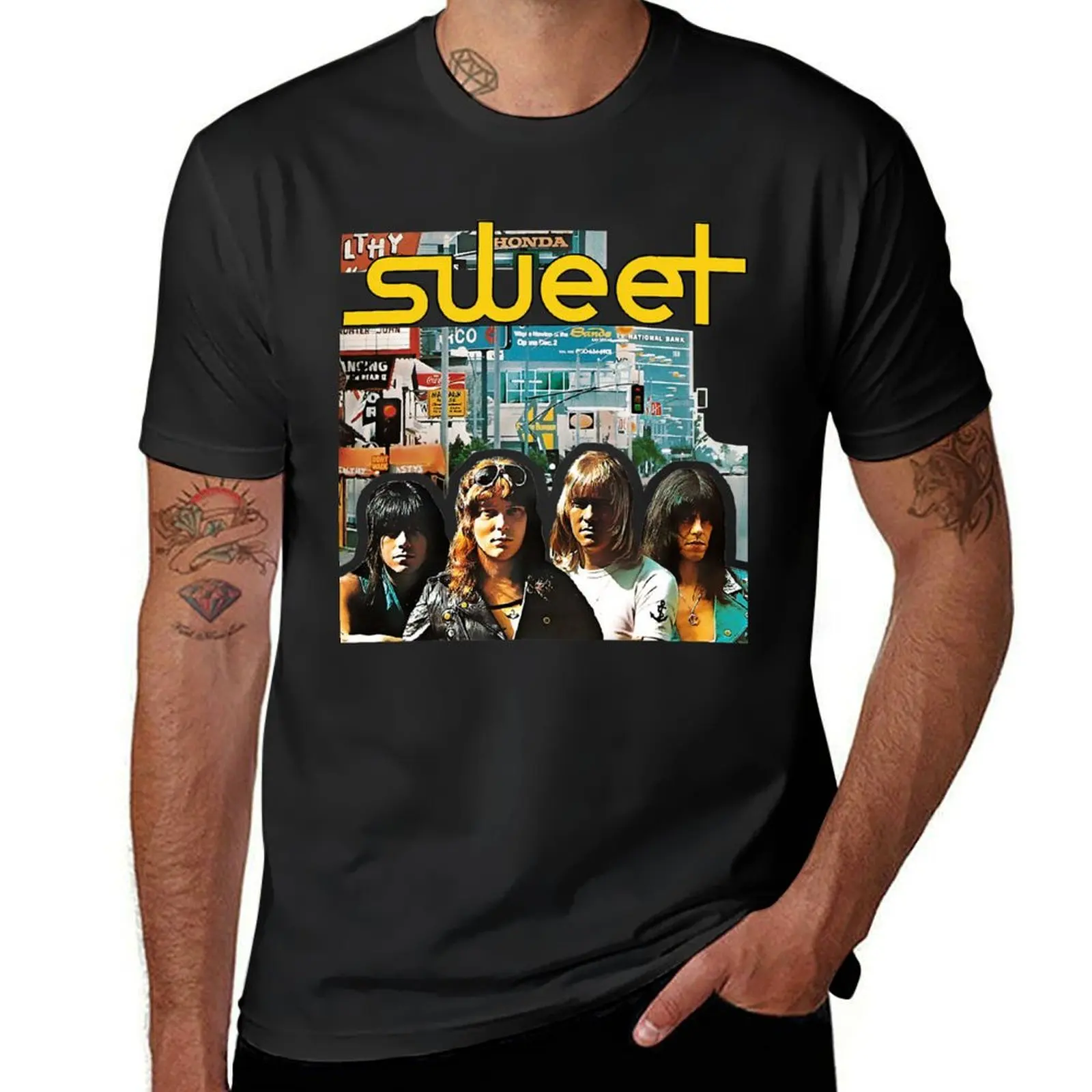 Sweet - Desolation For Fans T-Shirt customs design your own blanks for a boy Men's t shirts