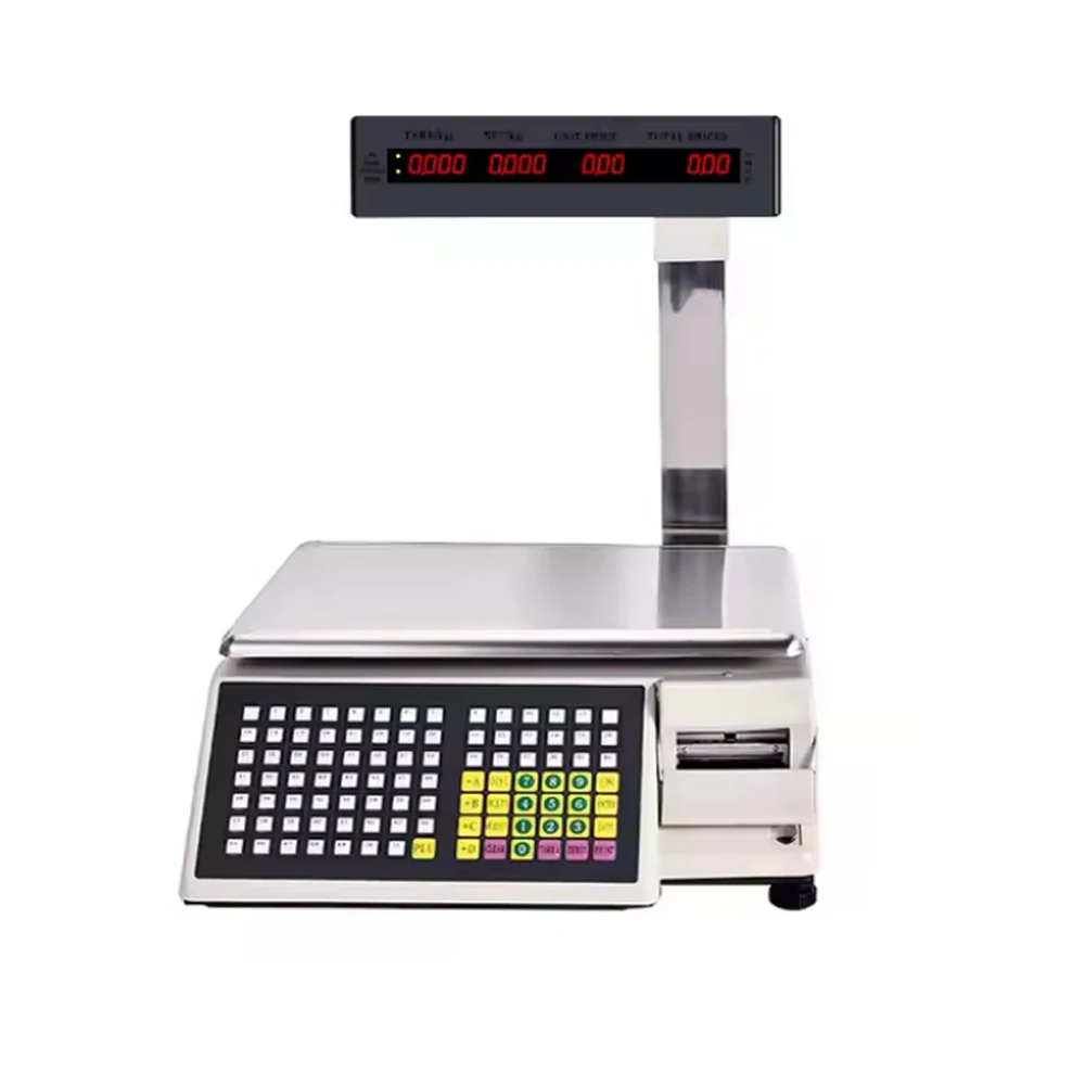 ATV&UTVNew 30kg Electronic Scale with Thermal Label Printing Capability for Supermarket Use
